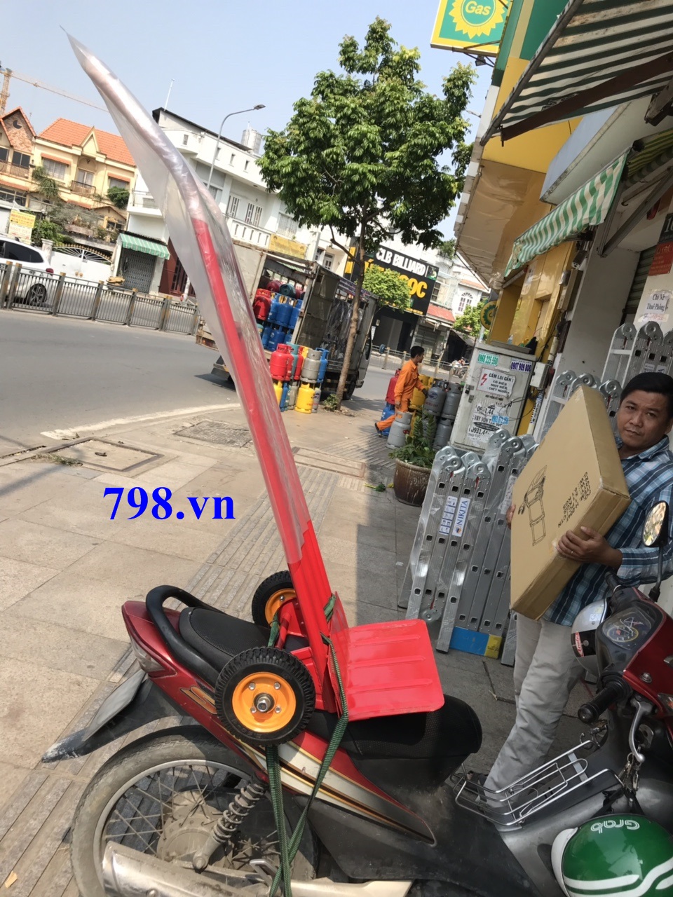 xe đẩy hàng 2 bánh